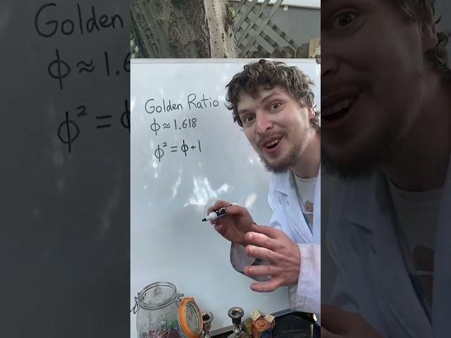 Turning the Golden Ratio Into an Infinite Fraction! #shorts