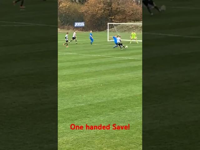 One handed save by the goalkeeper. #astley #football #soccer #goals #goalkeeper #shorts