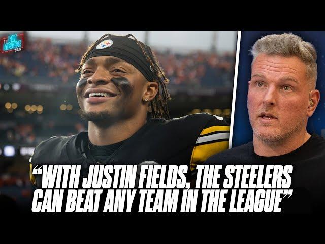 "Justin Fields Should Be Steelers Starter, They Can Beat Anyone With Him" | Pat McAfee Show