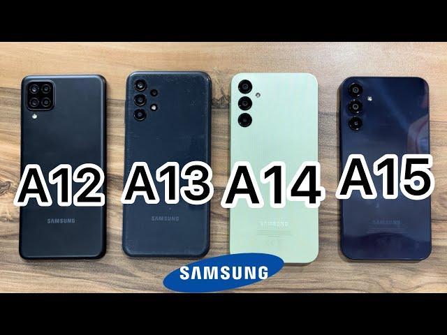 Samsung Galaxy A12 vs A13 vs A14 vs A15