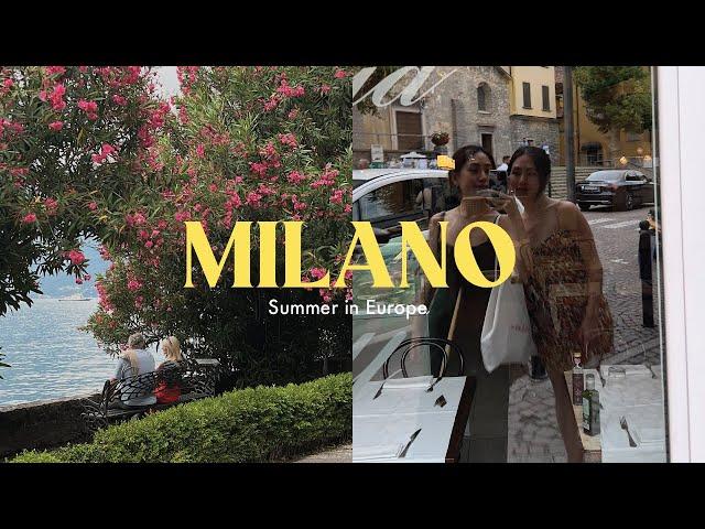 Summer in Milan Vlog (Lake Como) | Italy Travel Vlog 2023