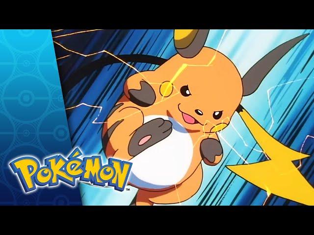 Ash and Lt. Surge's Final Match | Pokémon: Indigo League