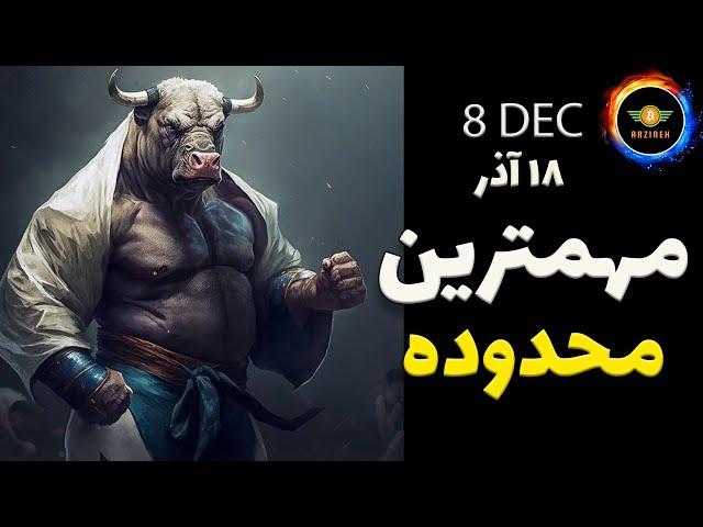 تحلیل بیت کوین: مهمترین محدوده | ارزهای مستعد رشد و عقب مانده