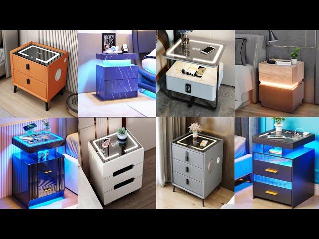 Latest 40 bedside table design | smart nightstand table | side table for bedroom