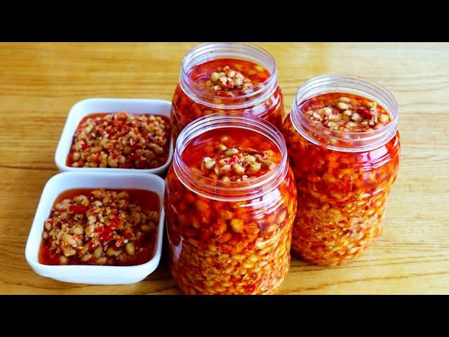 Use soybeans to make tempeh at home, homemade spicy bean paste, Hunan Laba beans practice