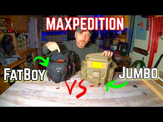 Maxpedition Jumbo vs FatBoy EDC bags