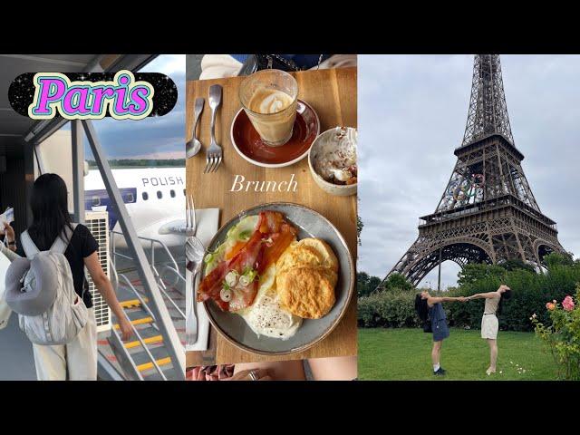 Paris Vlog(Ep.1)ㅣ파리올림픽ㅣ개막식ㅣ폴란드항공ㅣ에펠탑ㅣ파리 가정식ㅣ납작복숭아