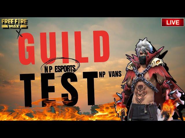 [ LIVE ] GUILD TEST 1V2 NP ESPORTS FREE FIRE LIVE  |NP VANS| #live #shortlive