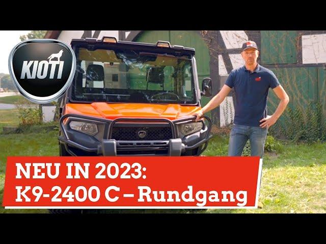 KIOTI K9-2400C-UTV mit vollintegrierter Kabine - NEU in 2023: Ein Rundgang