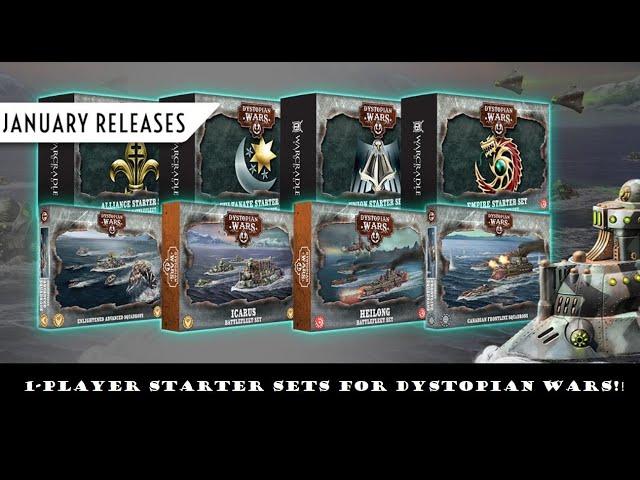 Warcradle January releases: 1 player starter sets coming to Dystopian Wars!