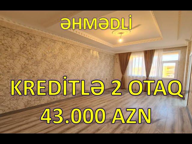 Əhmədlidə 2 otaq 65.kv kreditlə 43.000 Asan Emlakci (051)700-90-80