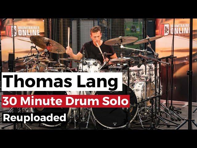 Thomas Lang's Monster 30 Minute Drum Solo [REUPLOADED] | Drumtrainer Online