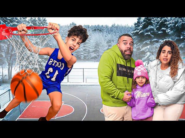 PRIMER JUEGO de LORENZO en BASKETBALL 2025|4PLUSONE