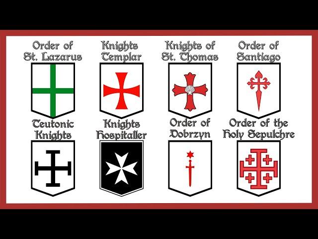 Every Major Crusader Order Explained in Under 14 Minutes | P.1