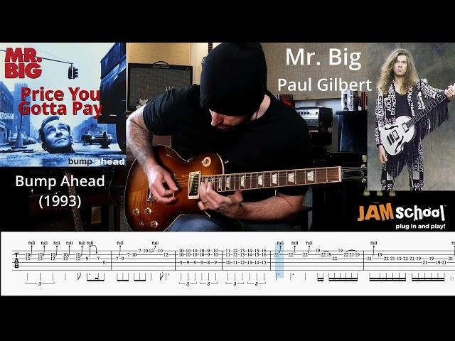 Mr. Big Price You Gotta Pay Paul Gilbert Guitar Solo with TAB