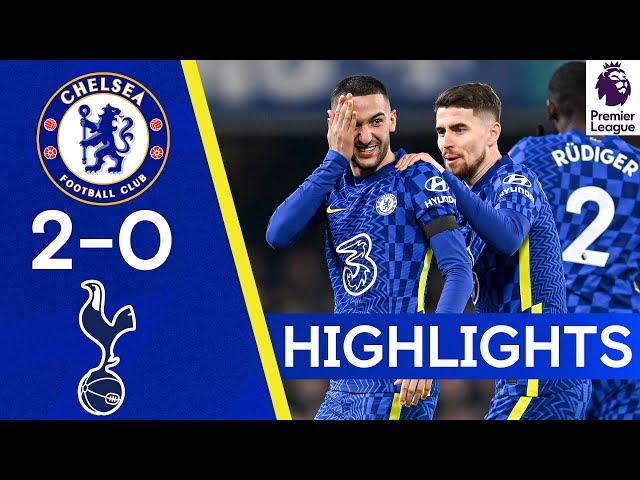 Chelsea 2-0 Spurs | Ziyech Pearler & Thiago Silva Header Give Blues Win! | Premier League Highlights