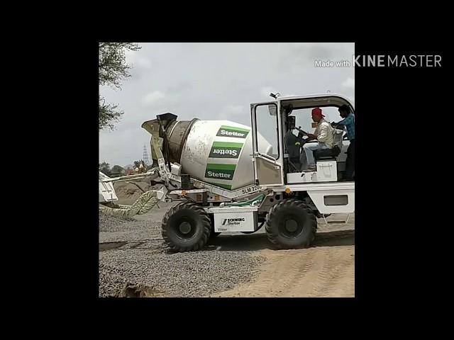 Schwing stetter || Self loading concrete Mixers || Civil Works || 2020