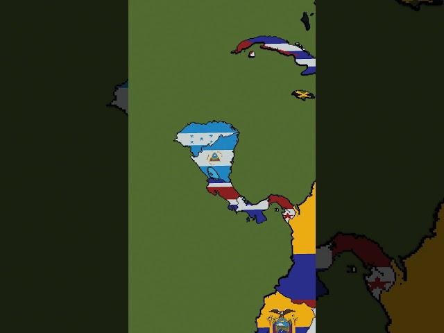 Big Scale Central America #centralamerica #america #maps #flags #minecraft