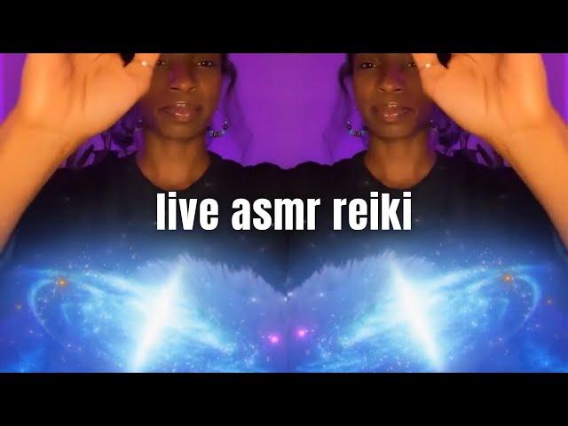 ASMR Reiki for stress relief | 1 hr Reiki | Live Replay