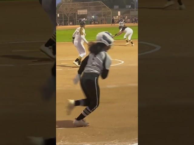 Dream VENEGAS smashes two run RBI up the middle 12U Girls softball