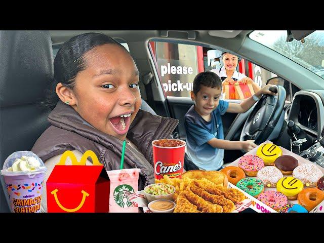 We Ate Every Drive Thru For 24 Hours Challenge