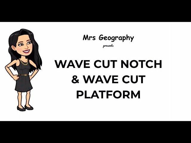 Wave cut notch and wave cut platform