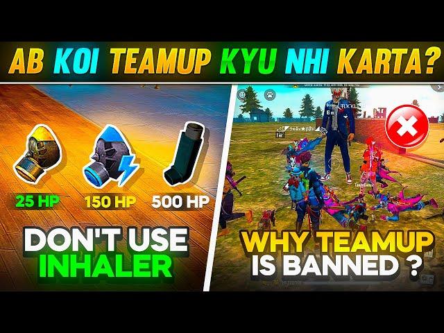 AB KOI TEAM UP KYU NAHI KARTA?|| 1 INHALER = 500 HP || BAWAL FACT P2 || FREE FIRE 