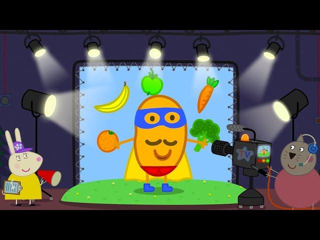 Mr Potato On The TV  Peppa Pig Full Episodes