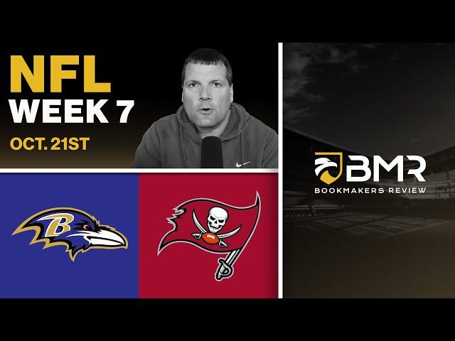 Ravens vs. Buccaneers | Week 7 Monday Night Football Best Bets by Donnie RightSide (Oct. 21st)