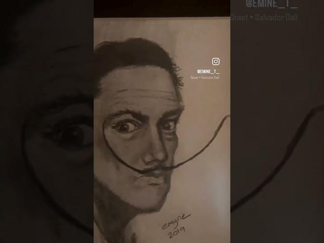 Salvador Dali/2019️ #portrait #eskizdefteri #salvadordali #painter #painting #karakalem