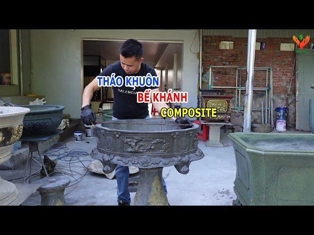 Khuôn chậu bể khánh 80 composite giá rẻ |Khuôn Tổng Hợp