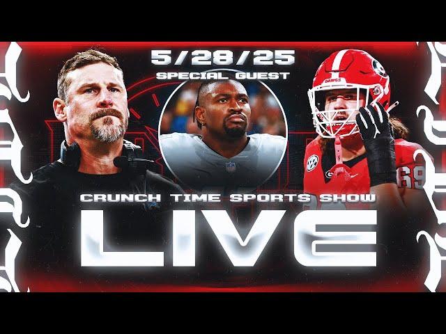 Former Detroit Lions FB Jason Cabinda Joins The Show! | Crunch Time Sports Show
