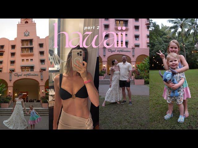 HAWAII VLOG  Part 2- renting a G Wagon, HONEST Review of Royal Hawaiian, family vacay, and more! 🪝