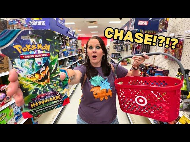 Searching For The EEVEE CHASE Pokemon Card In Target! (opening)