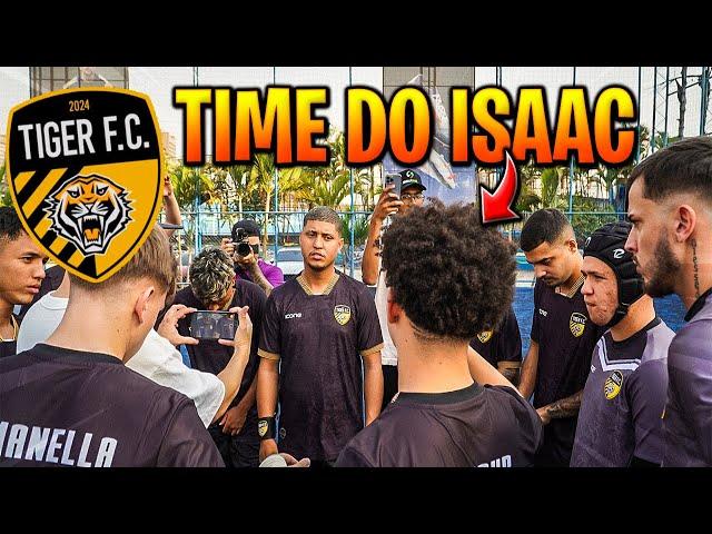 FUI GOLEIRO TITULAR NO TIME DO ISAAC XAVIER! (TIGER FC)