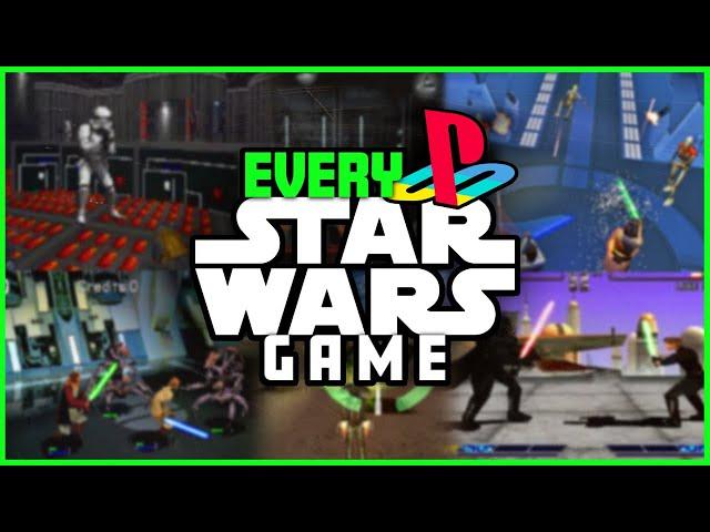 Examining Every Star Wars Game on the Sony PlayStation (PS1)