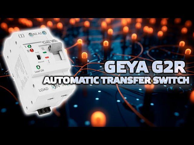 GEYA G2R - automatic switch between main and backup electricity input