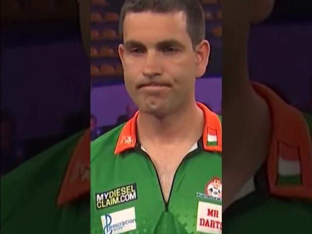 He was mad after this  Funny moment at the World Cup of Darts