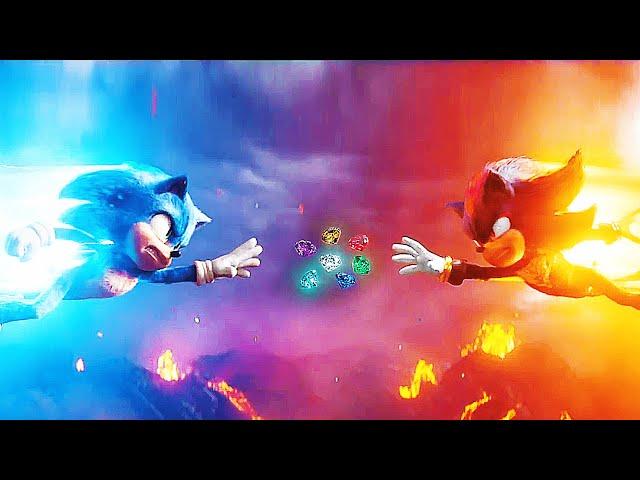 SONIC THE HEDGEHOG 3 "Chaos Emeralds Battle Scene" Trailer (NEW 2024)