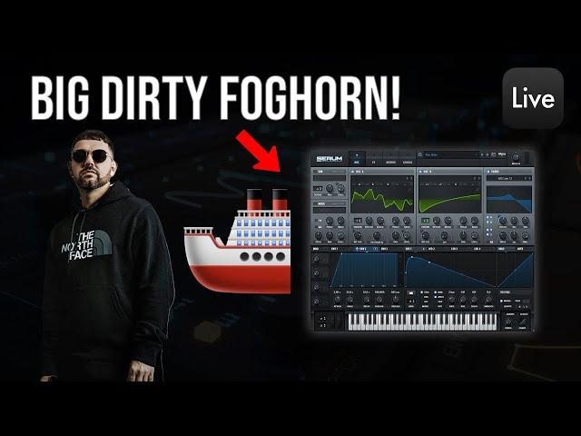 How To Make A Drum & Bass Foghorn In Serum (XFER SERUM DNB TUTORIAL)