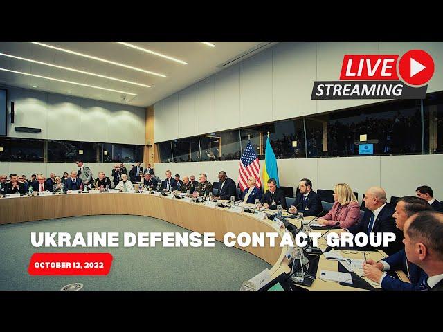 LIVE: Opening of the Ukraine Defense Contact Group Meeting