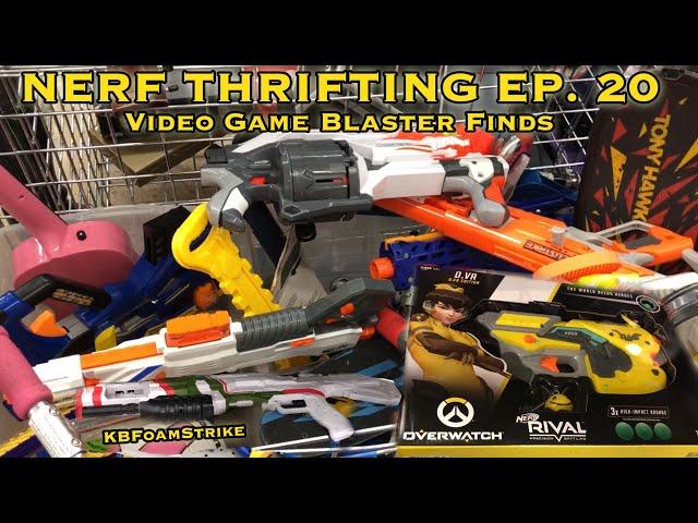 KBFoamStrike's NERF THRIFTING Vlog EP. 20: Video Game Blaster Finds - Overwatch B.VA Rival Rarity!