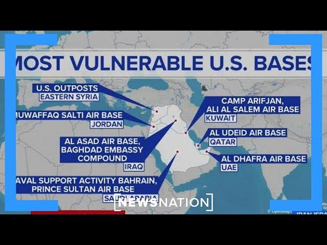 US bases in Middle East on high alert awaiting Iran's next move | Morning in America