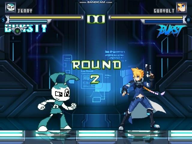 MUGEN Jenny Wakeman vs Gunvolt