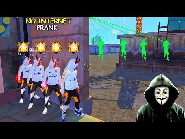 NO INTERNET PRANK | FREE FIRE FUNNY GAMEPLAY | NADIYA FF