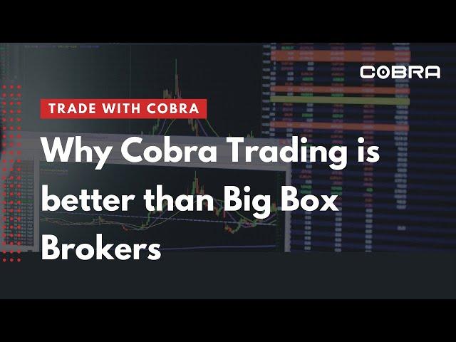 Why Cobra Trading is better than Big Box Brokers