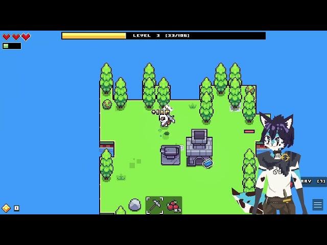 Furry Fae Vtuber Tries Forager! - SO MUCH GRINDING - Full Stream