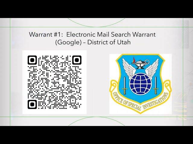 Tour of Two Digital Forensics Search Warrants