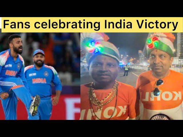 Fans are Crezy after india beat New Zealand/ Champions Trophy Live from dubai