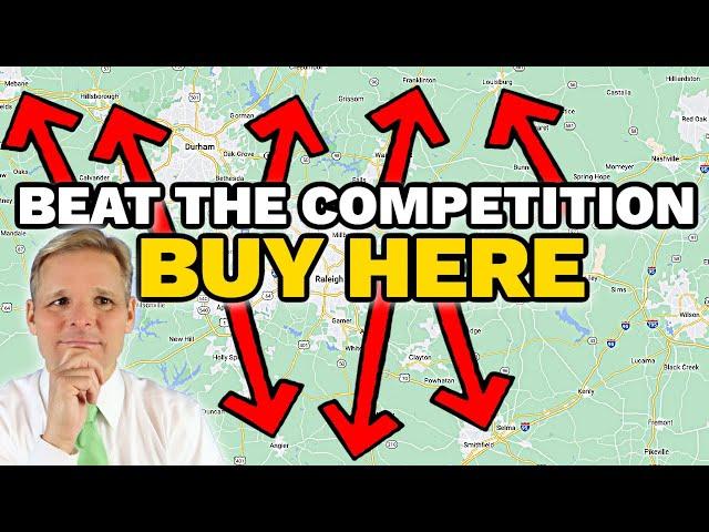 Least Competitive Cities & Suburbs Near Raleigh NC to Buy a Home